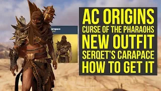 Assassin's Creed Origins DLC NEW AMAZING OUTFIT Serqet's Carapace (AC Origins Curse of the Pharaohs)