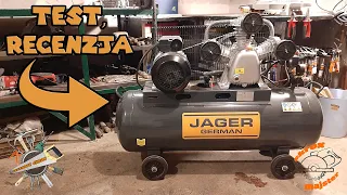 Kompresor sprężarka Jager German 100l 3kw 230V - test, recenzja