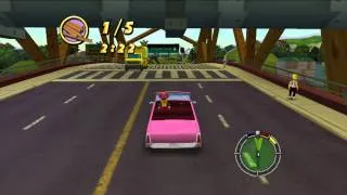 The Simpsons Hit and run Level 1 Bonus Mission HD