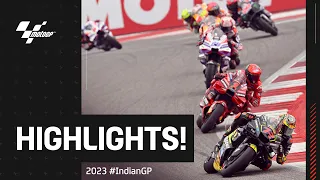 MotoGP™ Race Highlights 🙌 | 2023 #IndianGP 🇮🇳