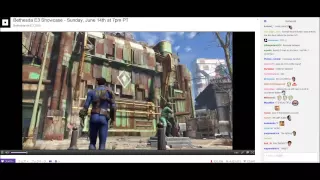 Fallout 4 in E3 2015 Bethesda Showcase Live from Twitch