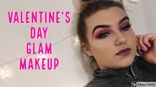 Valentine’s Day Glam Makeup 💖✨