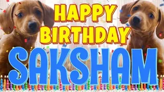 Happy Birthday Saksham! ( Funny Talking Dogs ) What Is Free On My Birthday