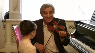 Михаил Казиник - скрипичный мастер-класс - Рига, 2010