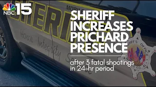 After three fatal shootings Mobile County Sheriff increases presence in Prichard - NBC 15 WPMI