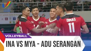 INA VS MYA - ADU SERANGAN | 31ST SEA GAMES