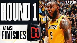 1 Hour of the WILDEST ENDINGS of the First Round! | #NBAPlayoffs presented by Google Pixel