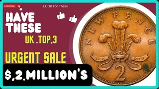 Top 4 most Valuable UK 2 New Pence Elizabeth Coin Worth A lot of money Worth Coin