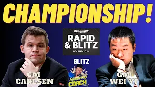 CHAMPION ANG MANANALO! GANDA NG LABAN! DIKIT SOBRA! Carlsen vs Wei Yi! Superbet Poland