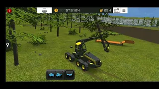 How to cut tree in fs 16 , farming simulator, Timelapse #63