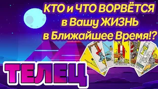 ТЕЛЕЦ ❤️‍🔥💯 КТО и ЧТО ВОРВЁТСЯ в Вашу ЖИЗНЬ в Ближайшее Время гадание онлайн расклад таро