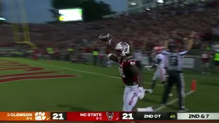 Pack's Game-winning TD vs. #9 Clemson