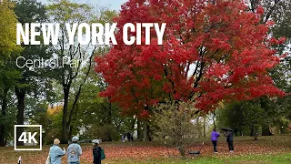 [4K] New York City 🗽 Autumn Walk - Central Park (Upper East Side to Lincoln Center) [Oct. 2022]