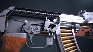 How AK 47 works? _AK 47 working animation on izhaar IT