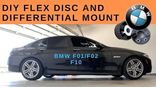 How To: BMW F01/F10 Differential Mount Replacement + Flex Disc (Guibbo) [DIY]