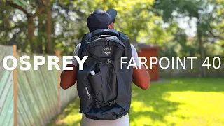 Osprey Farpoint 40 Review - 2023 Edition! What makes this the best travel backpack EVER?! [4K UHD]