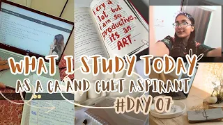 Day 7 A Day in Life of a CA Foundation Student 📚✏  📕Documenting my Study📕 June2024 CA Aspirant |