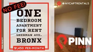 Cheap $1,450 One Bedroom Apartment For Rent In NYC, Sherman Ave | Bronx Apartment Tour | Pinn Realty