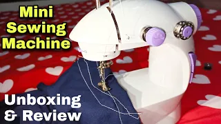 Mini Sewing Machine Unboxing and Review bought from Amazon | How to use Mini Silai Machine in Hindi