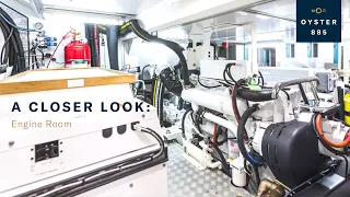 A Closer Look: Oyster 885 Engine Room | Oyster Yachts