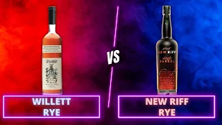 The BETTER Barrel Proof Rye Buy? | Willett 4 Year Rye vs New Riff Barrel Proof Rye BLIND REVIEW