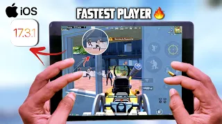 IPAD 9TH GENERATION🔥HANDCAM  [Pubg Test/  iOS 17.3.1 Test/ Gameplay] Fastest Player - BGMI