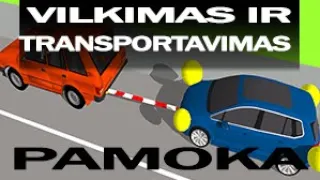 Transporto priemonių vilkimas ir transportavimas | KET pamoka | InAutum.lt