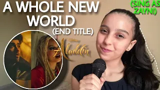 A Whole New World (Zhavia's Part Only - Karaoke) - Aladdin