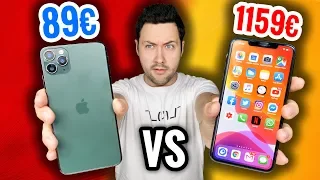 €89 Fake iPhone 11 Pro VS €1159 iPhone 11 Pro !