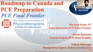 Roadmap to Canada & PCE Preparation by Dr Ravneet Singh