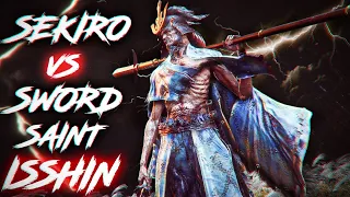 DEFEATING SWORD SAINT ISSHIN LIVE | Sekiro Shadows Die Twice