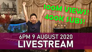 Sunday Piano Livestream 100M VIEWS 400K SUBS  SPECIAL! Cole Lam 13 Years Old