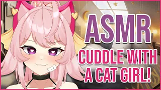 [ASMR] Cuddle with a catgirl! Meowing, purring, close breathing, and more! |  by a Catgirl Vtuber🐱