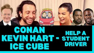 Ice Cube, Kevin Hart, & Conan Help A Student Driver Reaction Video - SOME GREAT TIPS HERE! 😂