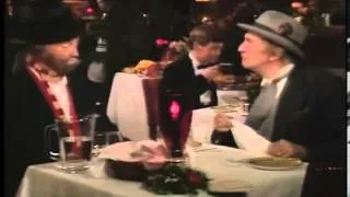 "Freddie the Freeloader's Christmas Dinner". Red Skelton and Vincent Price clip. 1981.