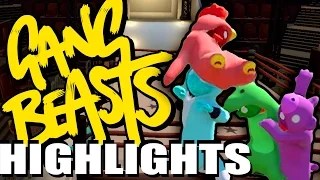 LAUGH UNTIL YOU CRY! | Gang Beasts Highlights Part 1