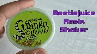 Beetlejuice Resin Shaker Charm | Watch Me Resin #19