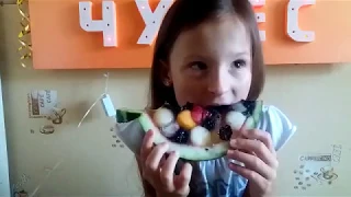 Как приготовить фруктовый желейный арбуз