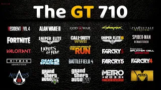GT 710 : Test in 55 Games in 2024🔥