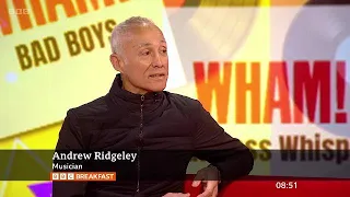 Andrew Ridgeley Promoting Wham's Singles Boxset on BBC Breakfast [27.04.2023]