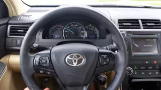 2015 Toyota Camry test drive
