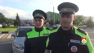 Инспекторы ДПС сопроводили машину с ребенком в бессознательном состоянии во Владикавказе