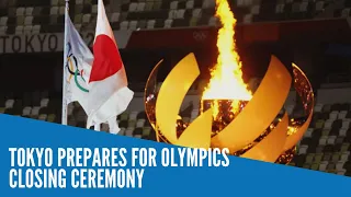 Tokyo prepares for Olympics closing ceremony