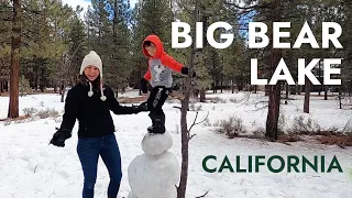 Snow Play in Big Bear Lake, California with Toddlers