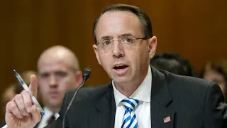 Rod Rosenstein reportedly says the DOJ should record President Trump