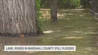 Land, rivers in Marshall County still flooded one week after storms