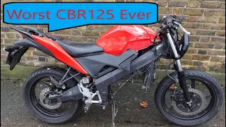 Rebuilding a Damaged Honda CBR125 Part 1