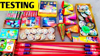 Testing Diwali Crackers 2020 | Crackers Stash Testing Crackers | Diwali 2020