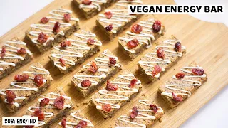 EASY HOMEMADE HEALTHY ENERGY BARS RECIPE | VEGAN & DELICIOUS