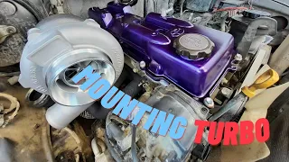 Turbo 3RZ | Fitting the Turbo and removing ABS unit | Turbo 3RZ build part 2